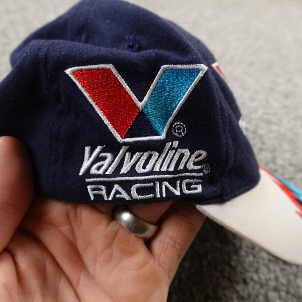 VTG Mark Martin Hat Mens Sharktooth Strap Back Cap‎ Nascar 6 Valvoline Racing